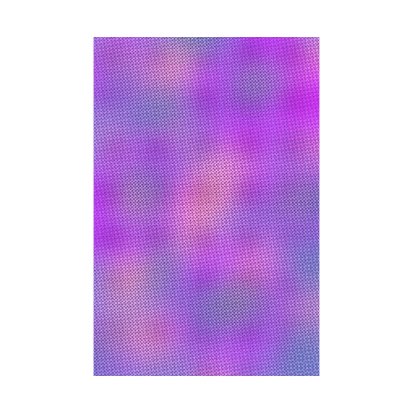 Purple abstract gradient wall art with blended cool tones and subtle texture, modern vibey poster styled in a calm interior.