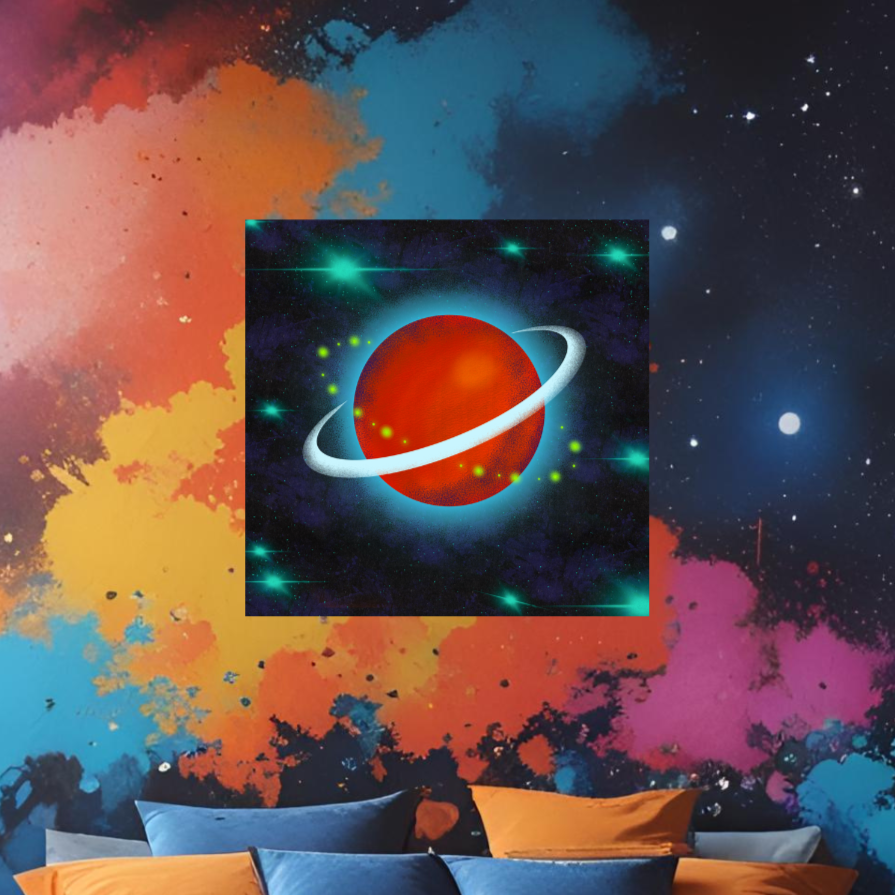 My World Poster - Solar Ember